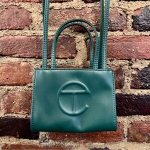 Dark Olive Small TELFAR Shopping Bag